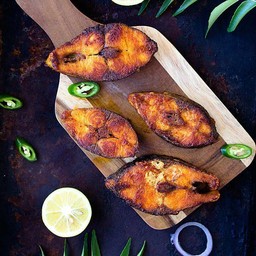 ปลาทอดสไตล์อินเดีย-South Indian Style Fish Fry