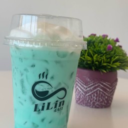 นมสดอัญชัน