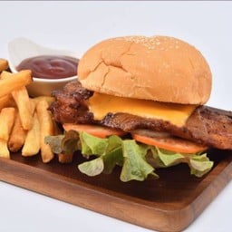 เบอร์เกอร์ไก่สไปซี่