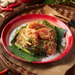 หมี่กระเฉดกุ้ง