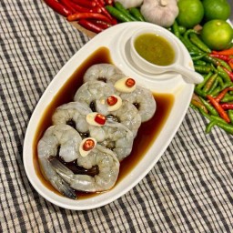 กุ้งซอสดองซีอิ้ว