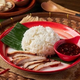 ข้าวหน้าคอหมูย่าง