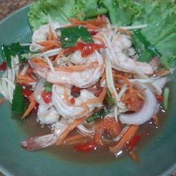 ยำกุ้งแซ่บปลาร้า