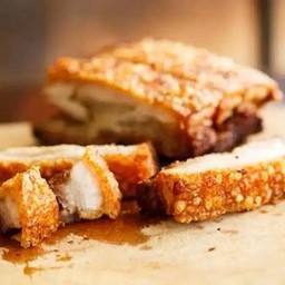 หมูกรอบ ทอด