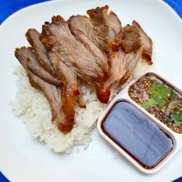 ข้าวหน้าคอหมูย่าง