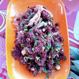 ลาบเนื้อ(ดิบ,สุก)