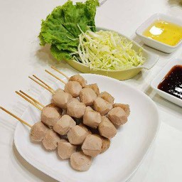 ลูกชิ้นเห็ดหอมแท้ (ชุด 7 ไม้ )