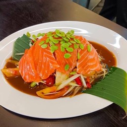 ตำแซลมอนปลาร้า