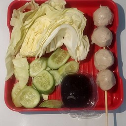 ลูกชิ้นเอ็นหมูกะทิ 1 ไม้
