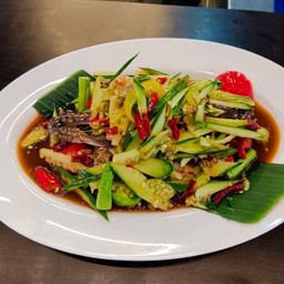 ตำแตงปูดำปลาร้า