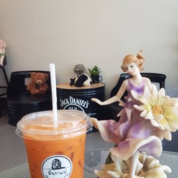 ชานมเย็น(ไทยสไตล์)(ไม่ท็อปโฟมนม)