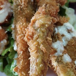 พริกหยวกชุปแป้ง-เป็นกับ