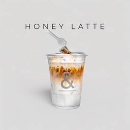 ฮันนี่ลาเต้เย็น