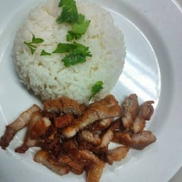 ข้าวราดหมูทอดเค็ม