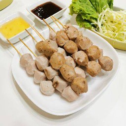ลูกชิ้นหัวบุก( 10 ไม้)