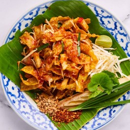 เกี๊ยวกรอบผัดไทยมังสวิรัติ