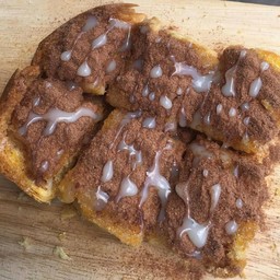 ปังปิ้งเนย  นม  โอวัลติน