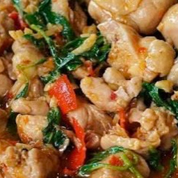 ผัดกระเพราไก่