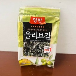 สาหร่ายเกาหลี ปรุงรสด้วยน้ำมันมะกอก