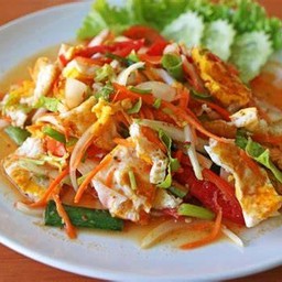 ยำไข่ดาว