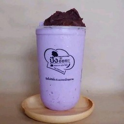 มันม่วงถั่วแดงปั่น