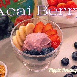 ไซส์S กรีกโยเกิร์ตโฮมเมด รสอาซาอิ X ผลไม้สด