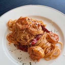 สปาเก็ตตี้ซอสครีมมันกุ้ง