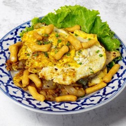 ก๋วยเตี๋ยวคั่วไก่ plant based