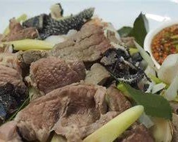 ลวกจิ้มเนื้อ