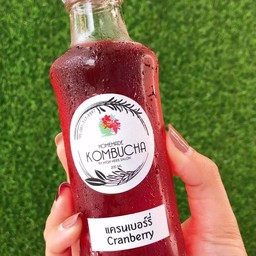 คอมบูชารสแครนเบอร์รี่