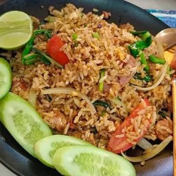 เซ็ทสุดคุ้ม หใูโบราณ+กระเพราหมูสับราดข้าว