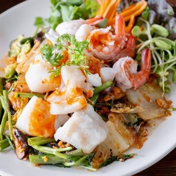 สุกี้แห้งเส้นเซี่ยงไฮ้ ทะเล