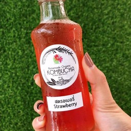 คอมบูชารสสตรอว์เบอร์รี่