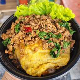 ไข่ข้น กะเพราแซ่บ ไข่ข้นห่อหมก ครัวนิษา