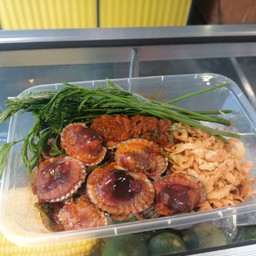 ยำหอยแครง สูตรซีฟู้ดพริกเผา