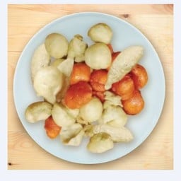 ลูกชิ้นปลาระเบิดรวม Size M