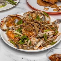 ยำเหลาปูม้าแซ่บ