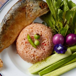 ข้าว & น้ำพริกกะปิปลาทูทอด