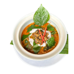 แกงคั่วหอยขมใบชะพลู