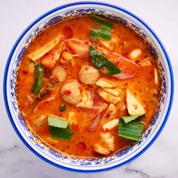 ต้มยำเห็ดรวมมังสวิรัติ