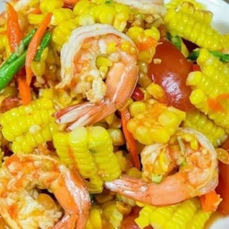 ตำข้าวโพดกุ้งสุก