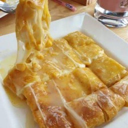 โรตีข้าวโพดชีส