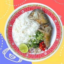 ข้าวยำสมุนไพรปลาทู(อันนี้ตัวอย่างเครื่องเคียงที่จะยำปลาทู