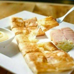 โรตีแฮม+ชีส