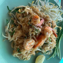 ผัดไทยกุ้งสด
