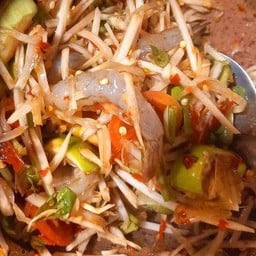 ตำกุ้งสด