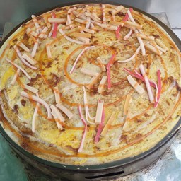 ไข่+พริกเผา+ไส้กรอก+ปูอัด