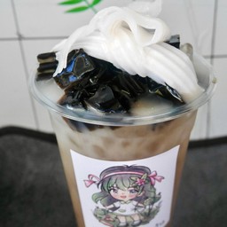 เฉาก๊วยมะพร้าวนมสดเย็น  ขนาด 22 ออนซ์