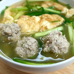 แกงจืดไข่น้ำหมูสับ