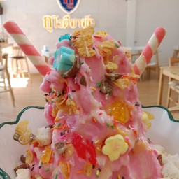 นมชมพู ปังเย็น